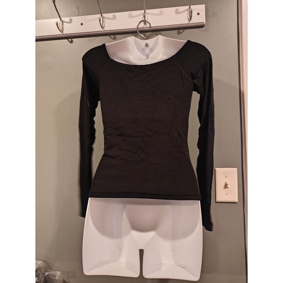 OGL small black brami top rusched front NEW - Picture 2 of 2